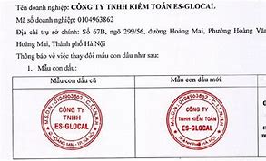 Dấu Mộc Của Công Ty Tiếng Anh Là Gì