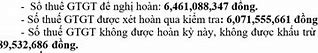 Hạch Toán Tiền Hoàn Thuế